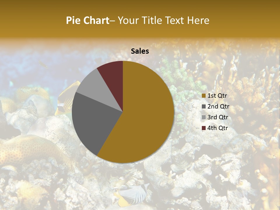 Under Scuba Brownish PowerPoint Template