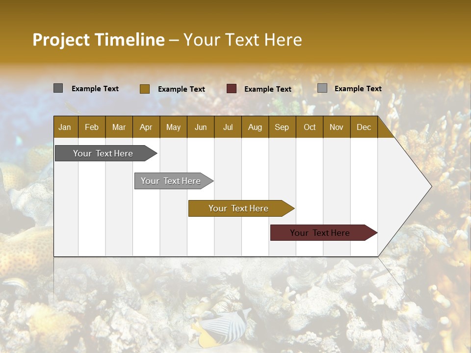 Under Scuba Brownish PowerPoint Template