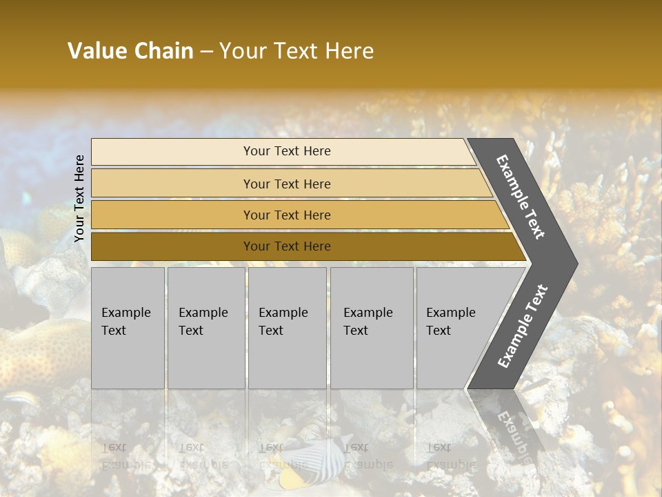 Under Scuba Brownish PowerPoint Template