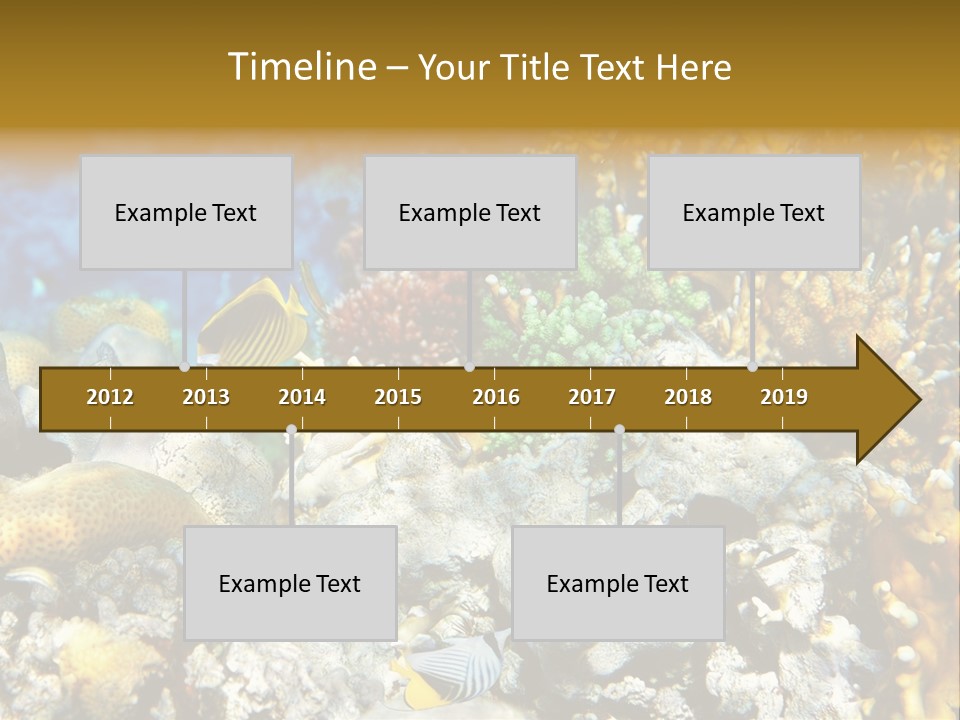 Under Scuba Brownish PowerPoint Template