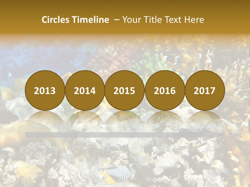 Under Scuba Brownish PowerPoint Template