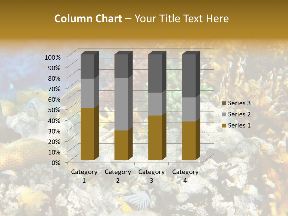 Under Scuba Brownish PowerPoint Template