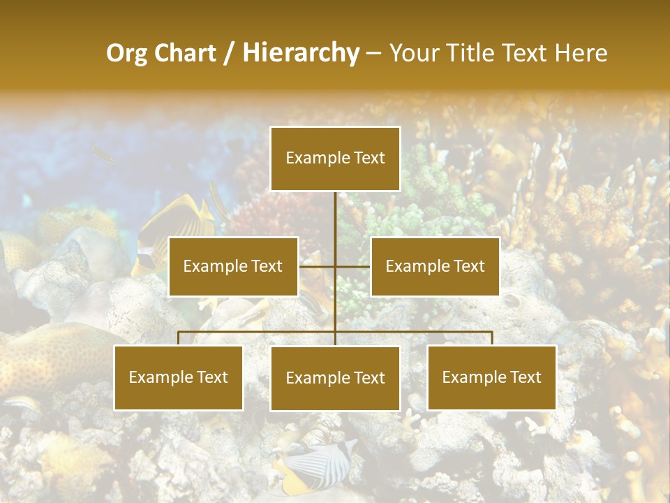 Under Scuba Brownish PowerPoint Template