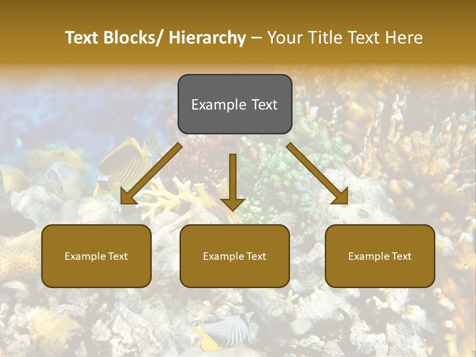 Under Scuba Brownish PowerPoint Template