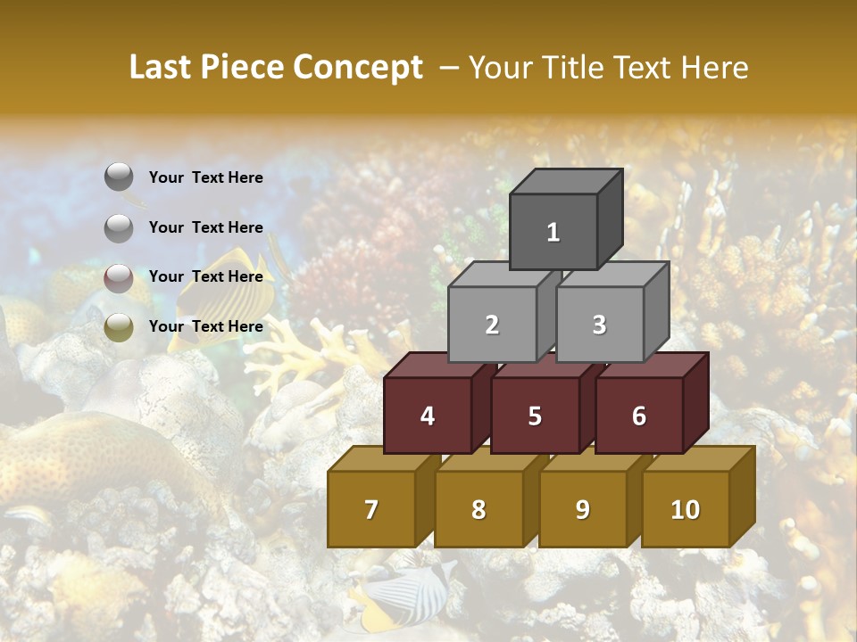 Under Scuba Brownish PowerPoint Template