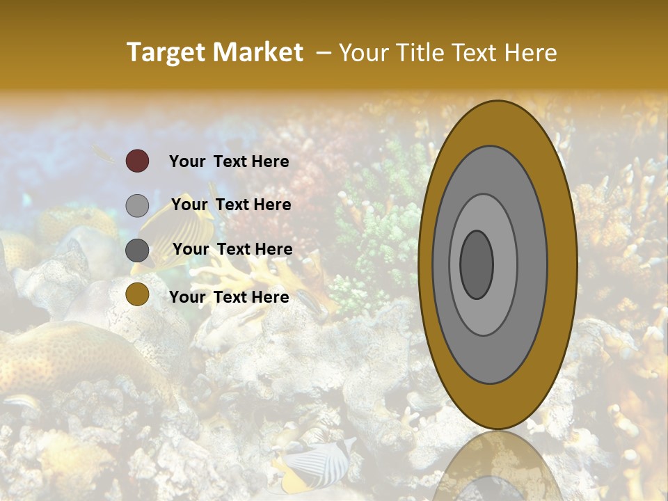 Under Scuba Brownish PowerPoint Template