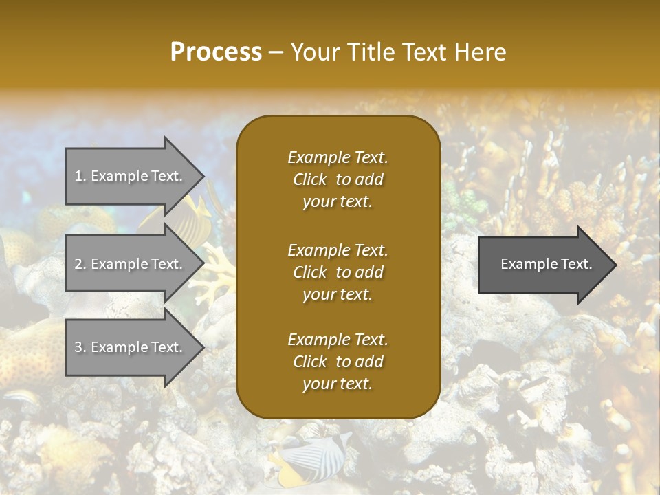 Under Scuba Brownish PowerPoint Template
