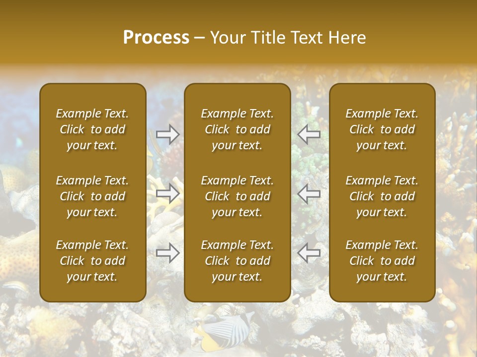 Under Scuba Brownish PowerPoint Template