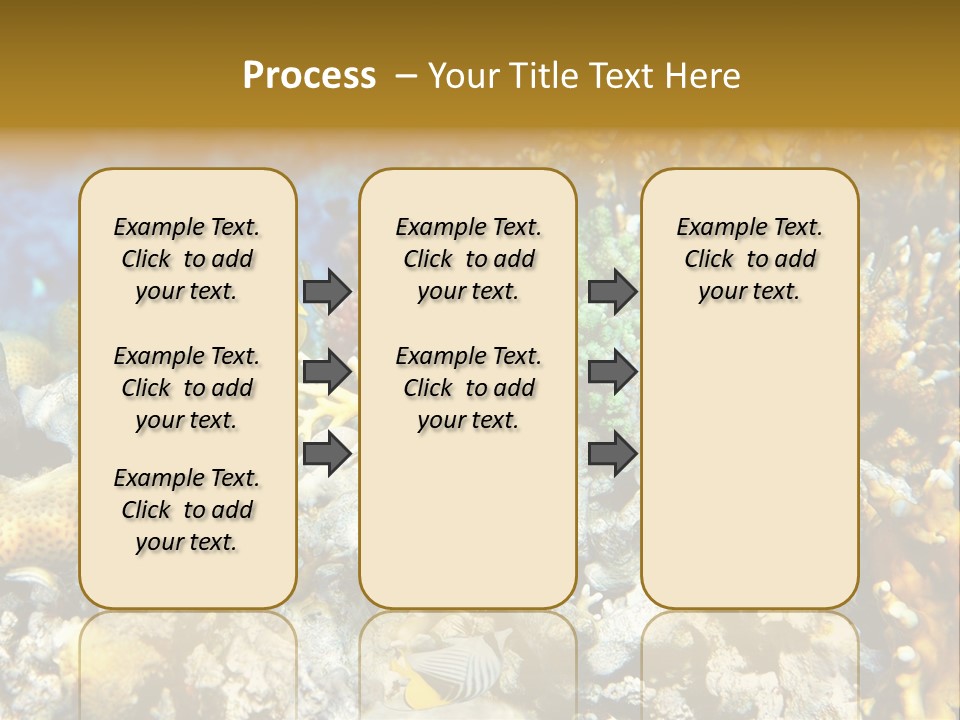 Under Scuba Brownish PowerPoint Template
