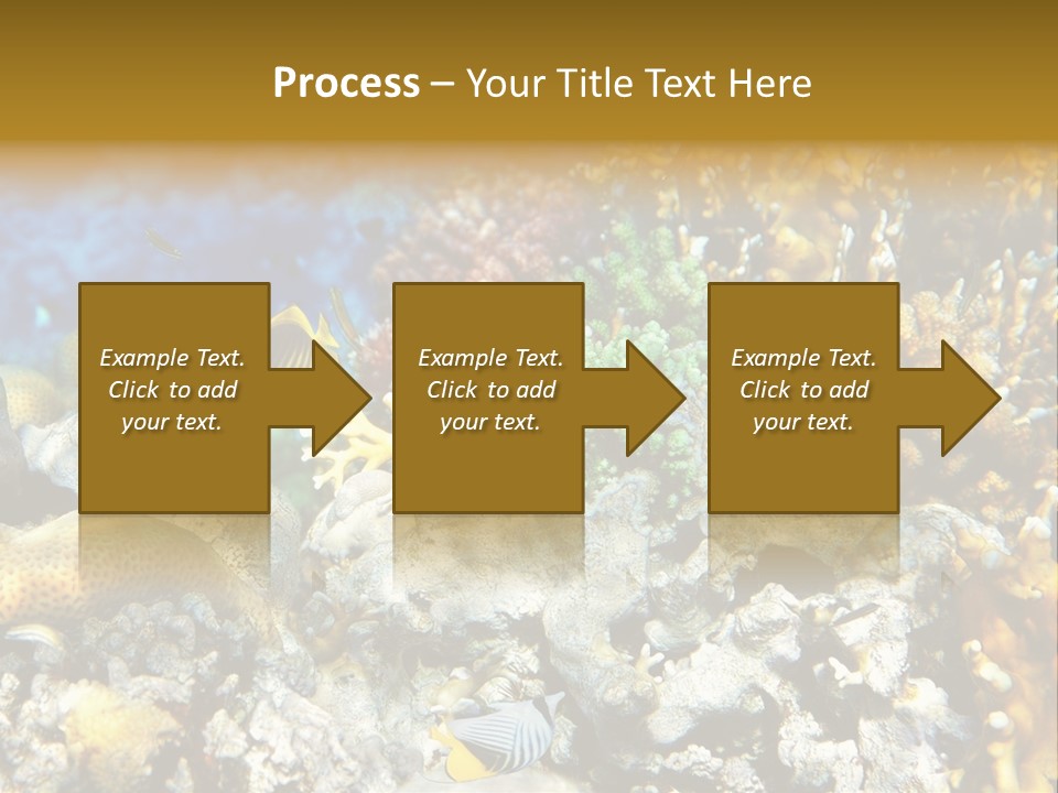 Under Scuba Brownish PowerPoint Template