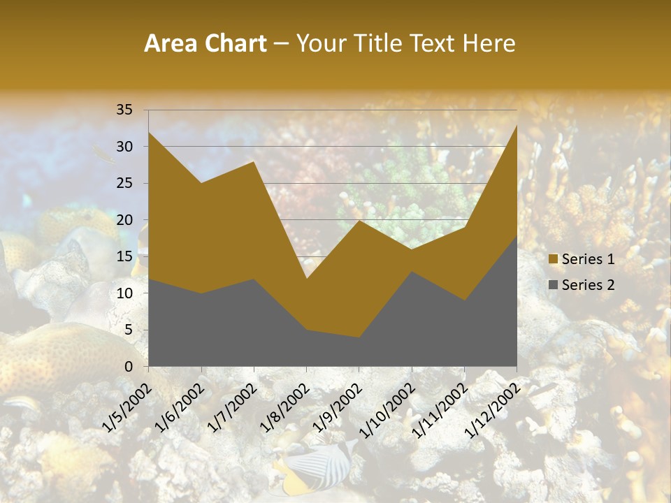 Under Scuba Brownish PowerPoint Template