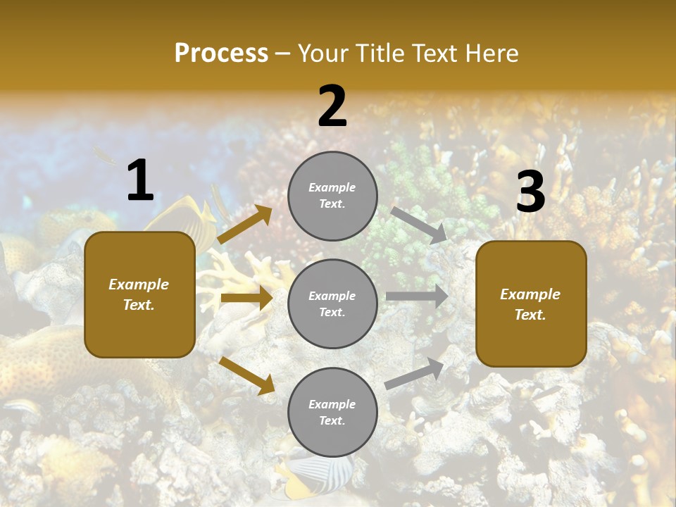 Under Scuba Brownish PowerPoint Template