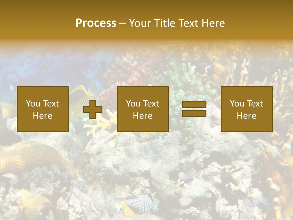 Under Scuba Brownish PowerPoint Template