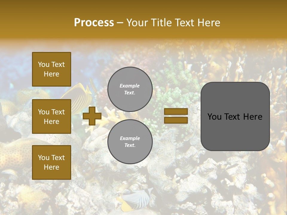 Under Scuba Brownish PowerPoint Template