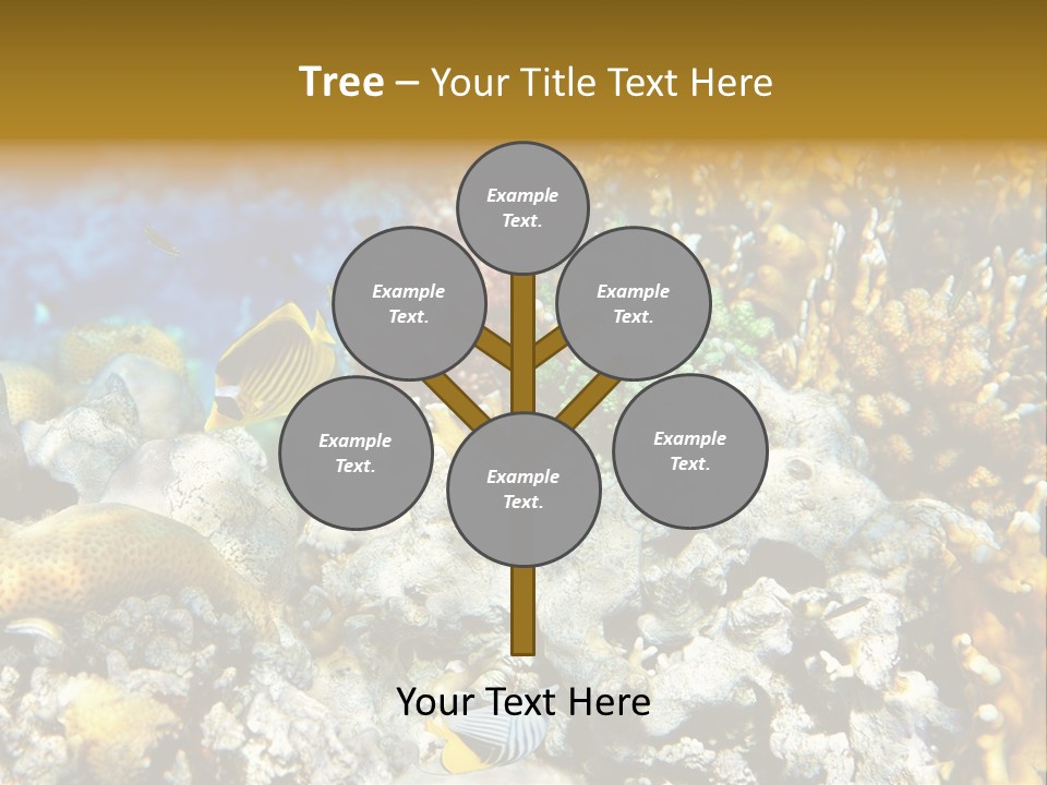 Under Scuba Brownish PowerPoint Template