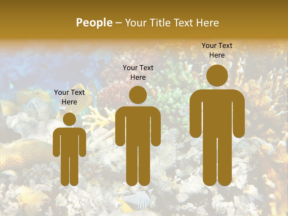 Under Scuba Brownish PowerPoint Template