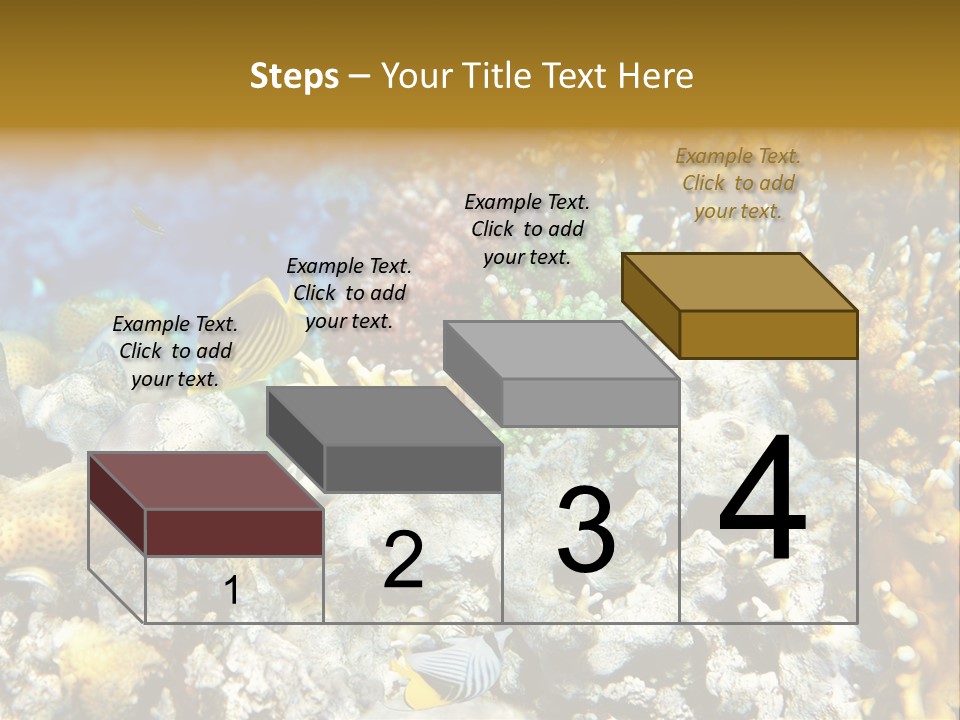 Under Scuba Brownish PowerPoint Template