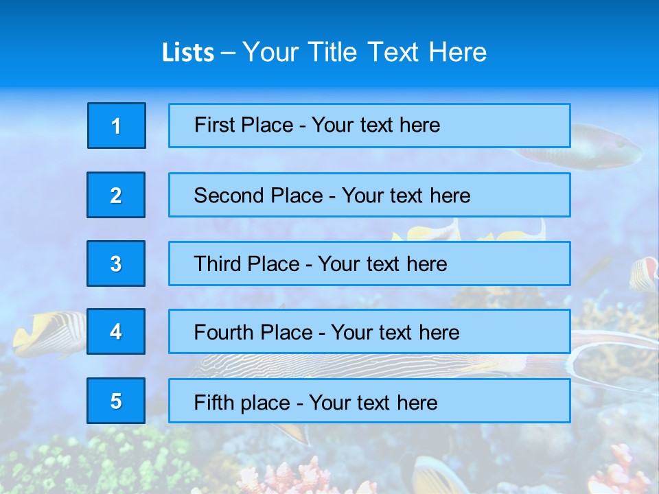 World Lagoon Colony PowerPoint Template