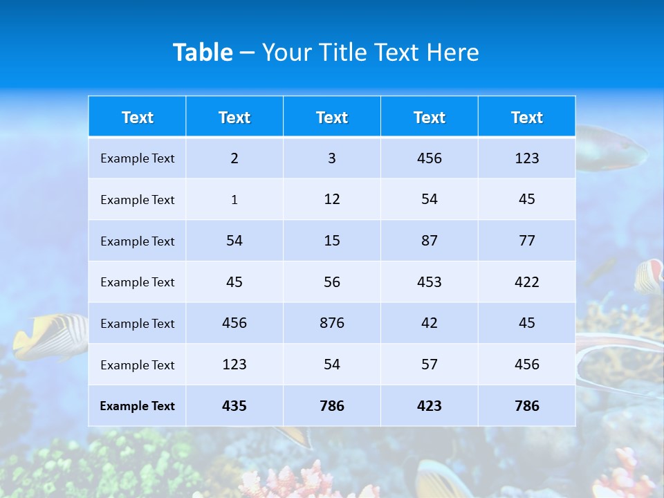 World Lagoon Colony PowerPoint Template