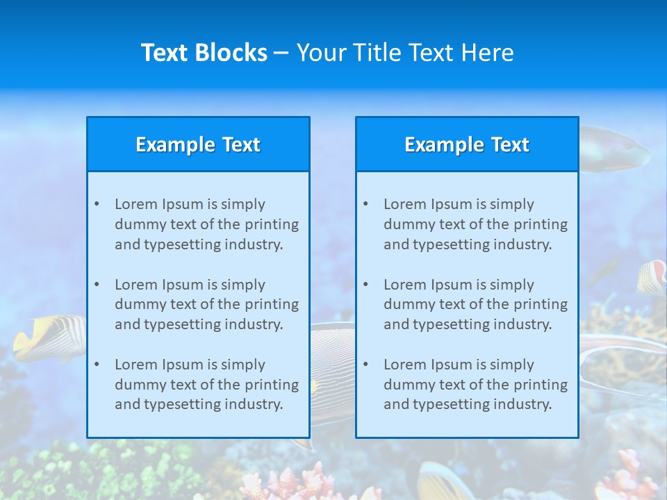 World Lagoon Colony PowerPoint Template