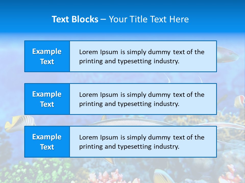 World Lagoon Colony PowerPoint Template
