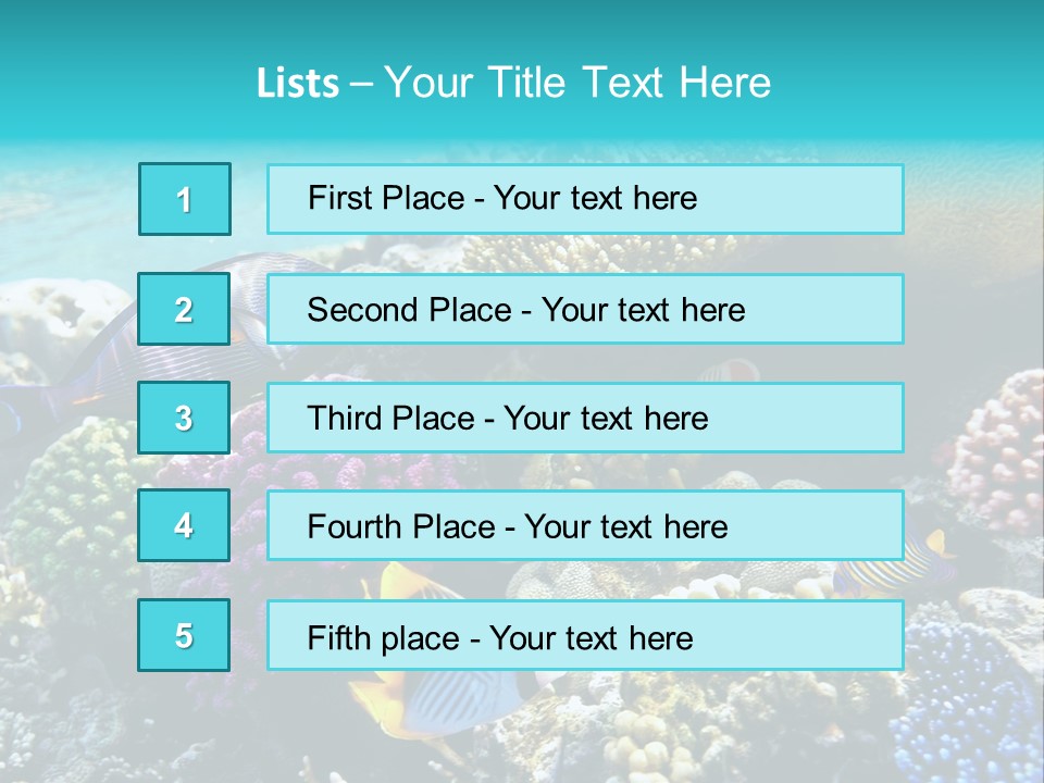 Under Depth Tahiti PowerPoint Template