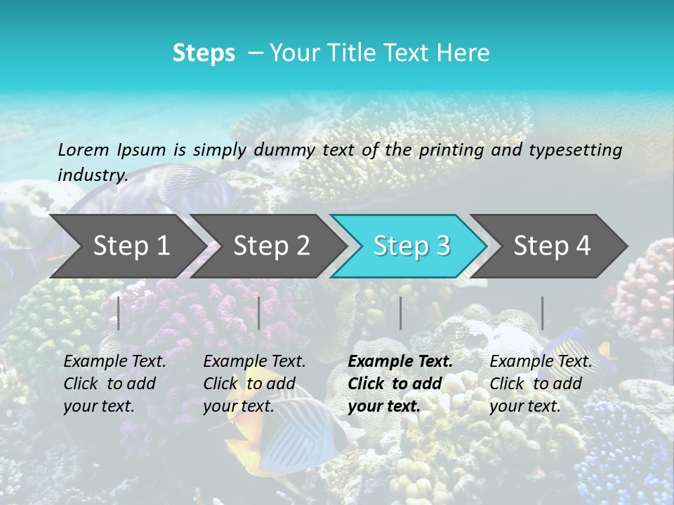 Under Depth Tahiti PowerPoint Template