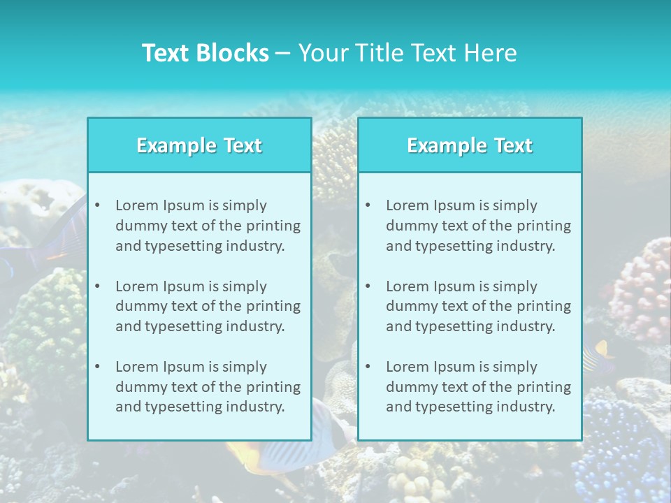 Under Depth Tahiti PowerPoint Template