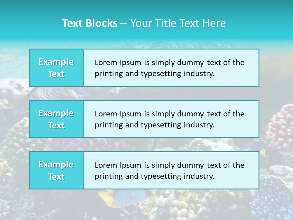 Under Depth Tahiti PowerPoint Template