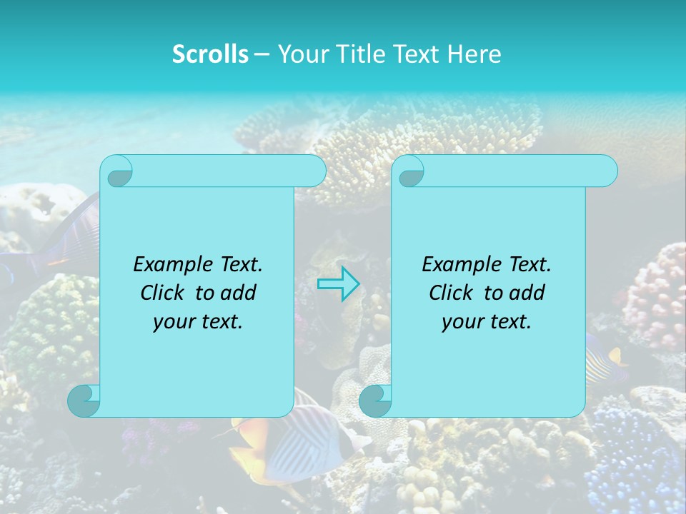 Under Depth Tahiti PowerPoint Template