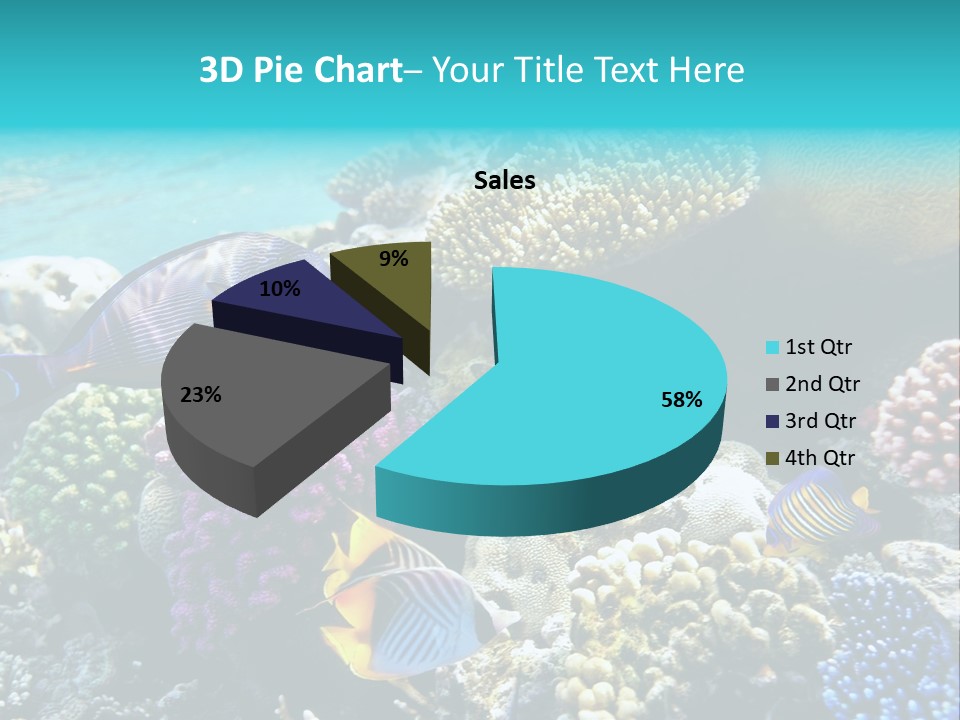 Under Depth Tahiti PowerPoint Template