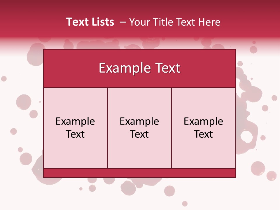 Red Gore Clipping Path PowerPoint Template
