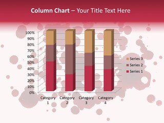 Red Gore Clipping Path PowerPoint Template