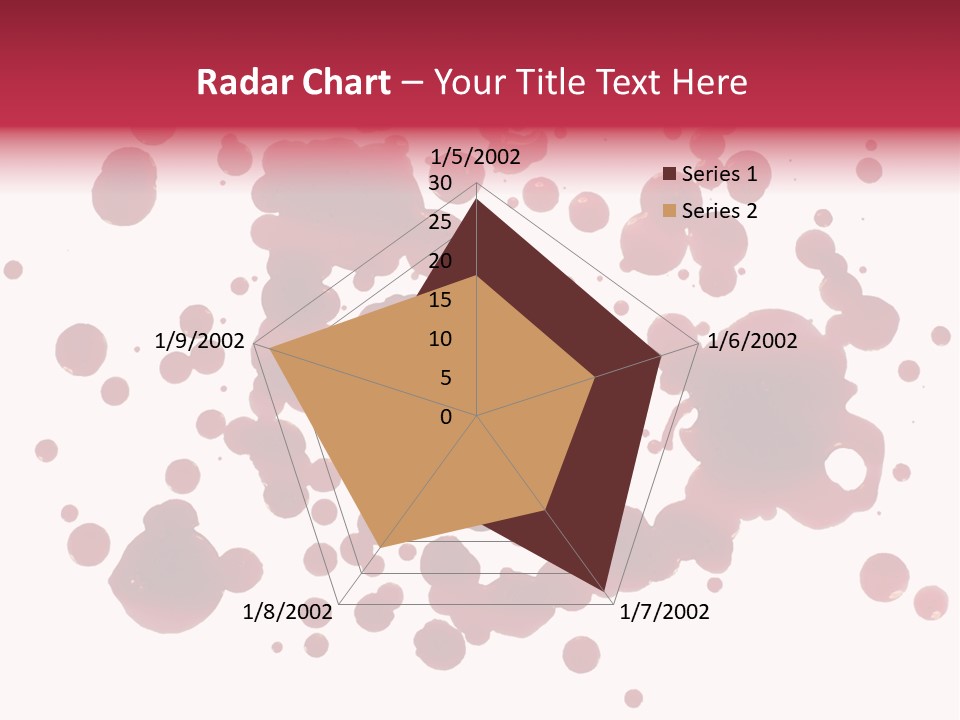 Red Gore Clipping Path PowerPoint Template