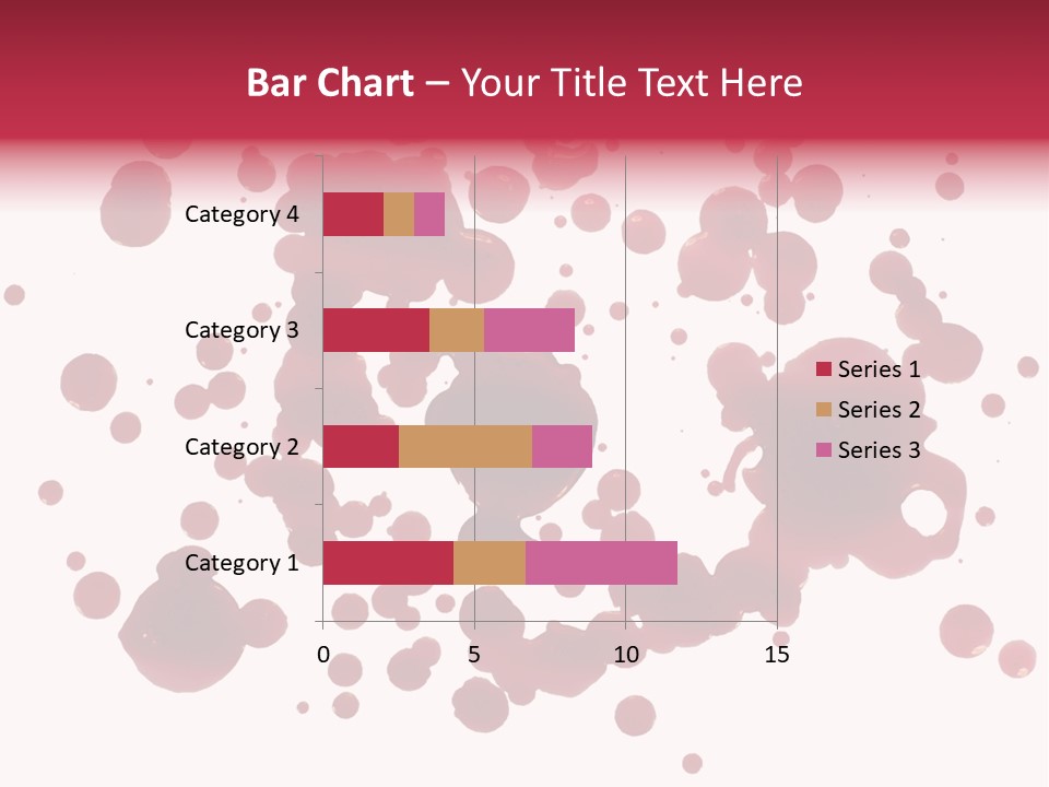 Red Gore Clipping Path PowerPoint Template