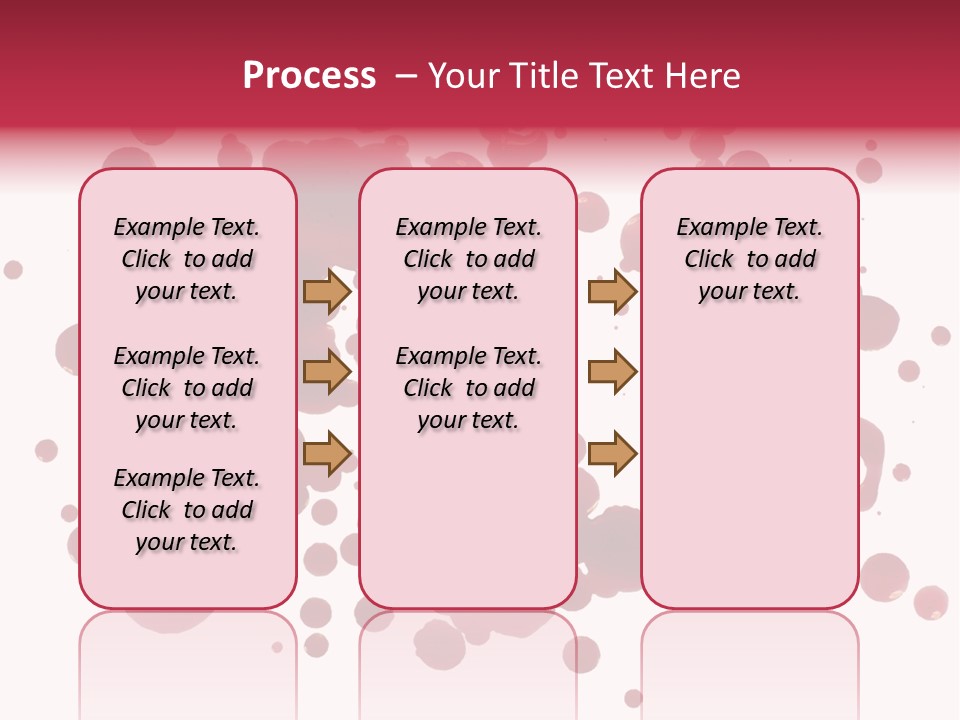 Red Gore Clipping Path PowerPoint Template