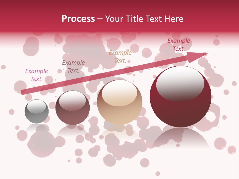 Red Gore Clipping Path PowerPoint Template