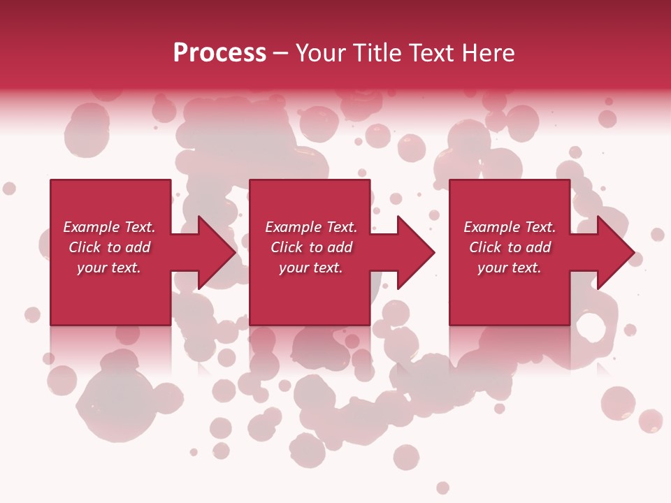 Red Gore Clipping Path PowerPoint Template