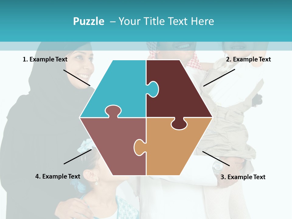 Emirati Female Muslim PowerPoint Template