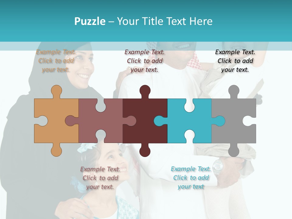 Emirati Female Muslim PowerPoint Template