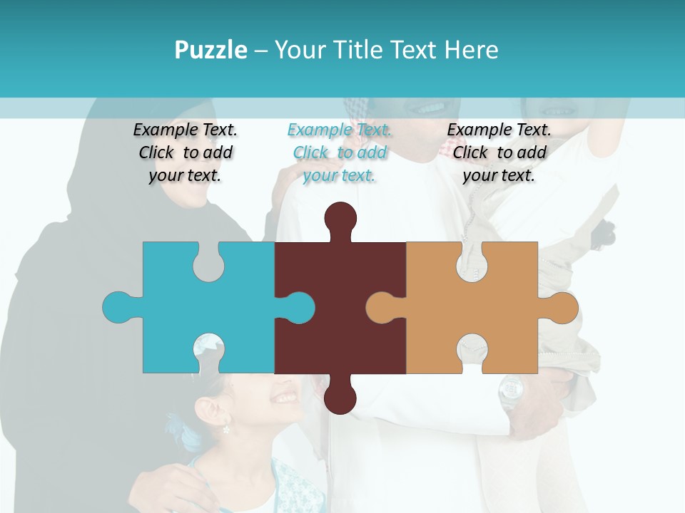 Emirati Female Muslim PowerPoint Template