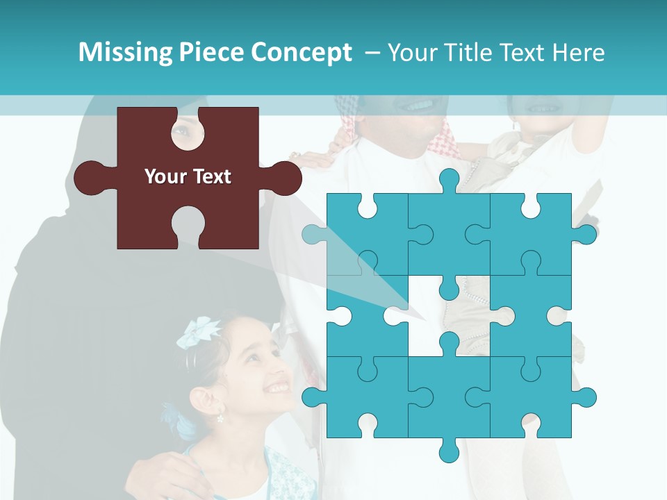 Emirati Female Muslim PowerPoint Template