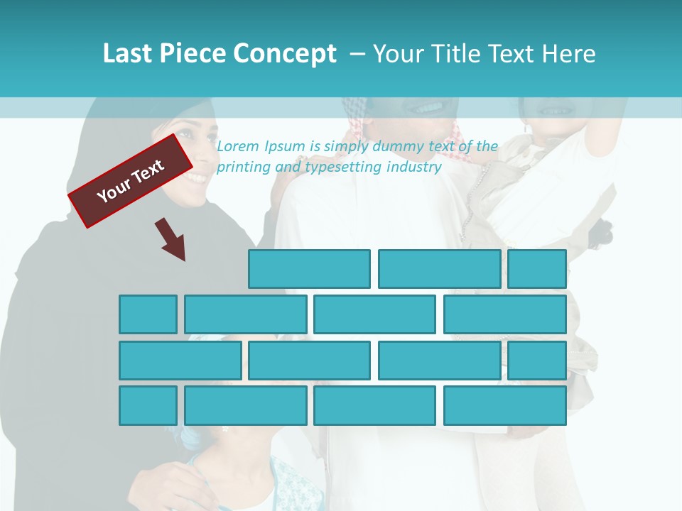 Emirati Female Muslim PowerPoint Template