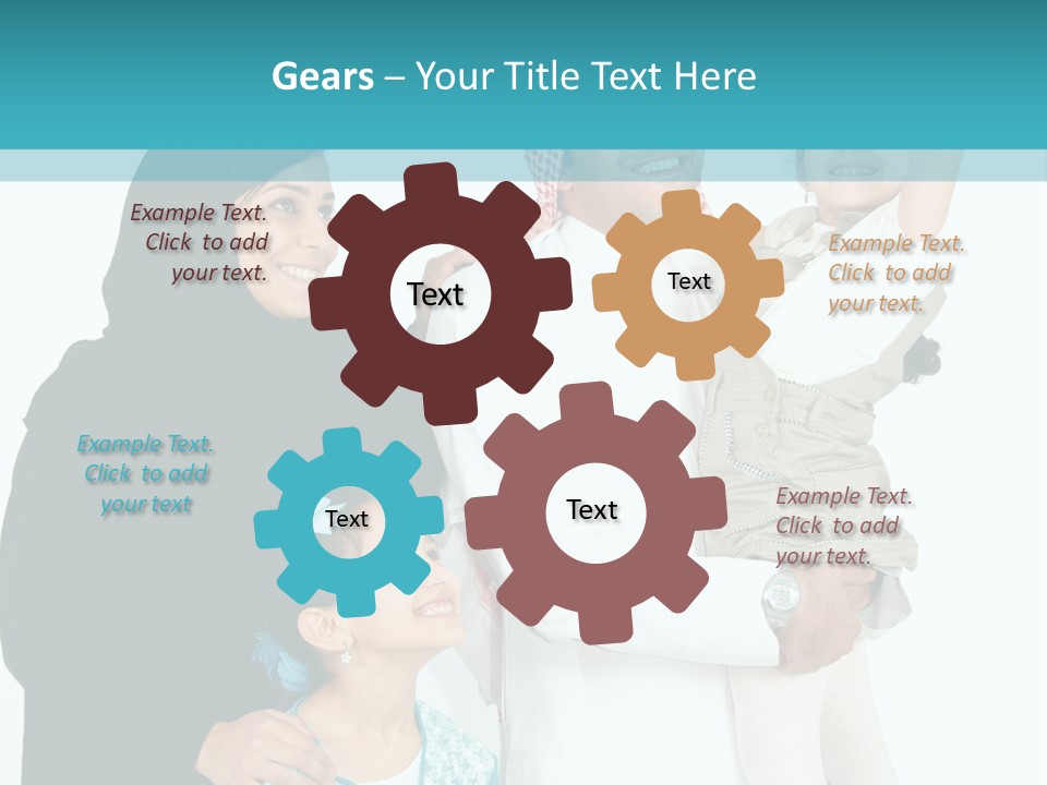 Emirati Female Muslim PowerPoint Template