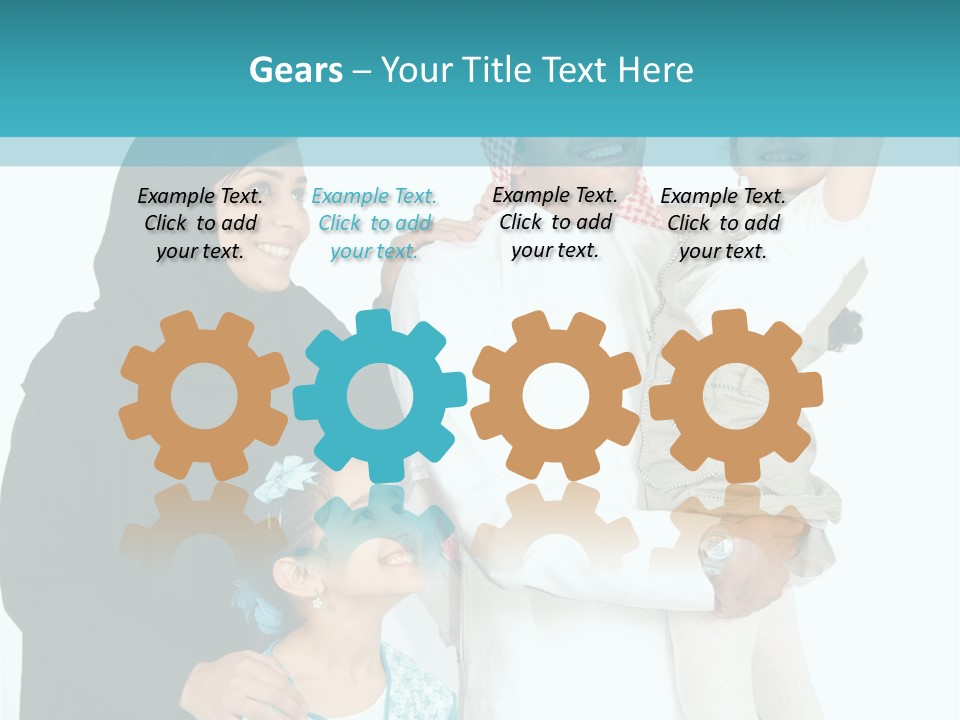 Emirati Female Muslim PowerPoint Template