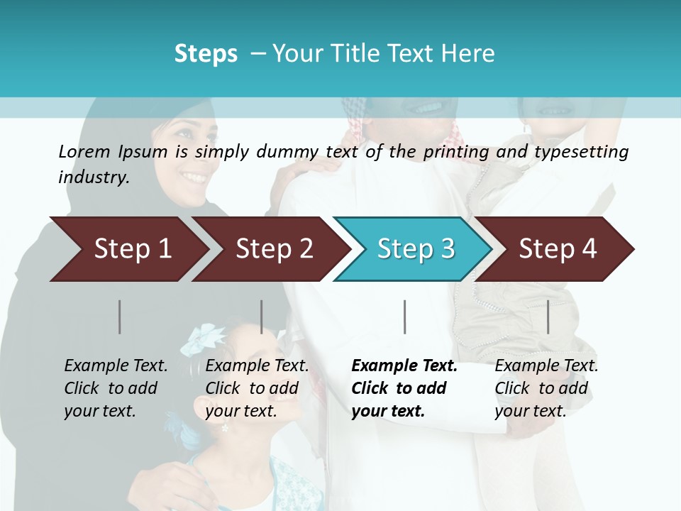 Emirati Female Muslim PowerPoint Template