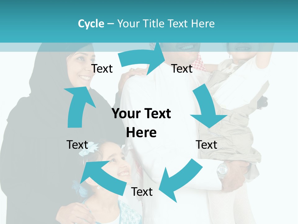 Emirati Female Muslim PowerPoint Template