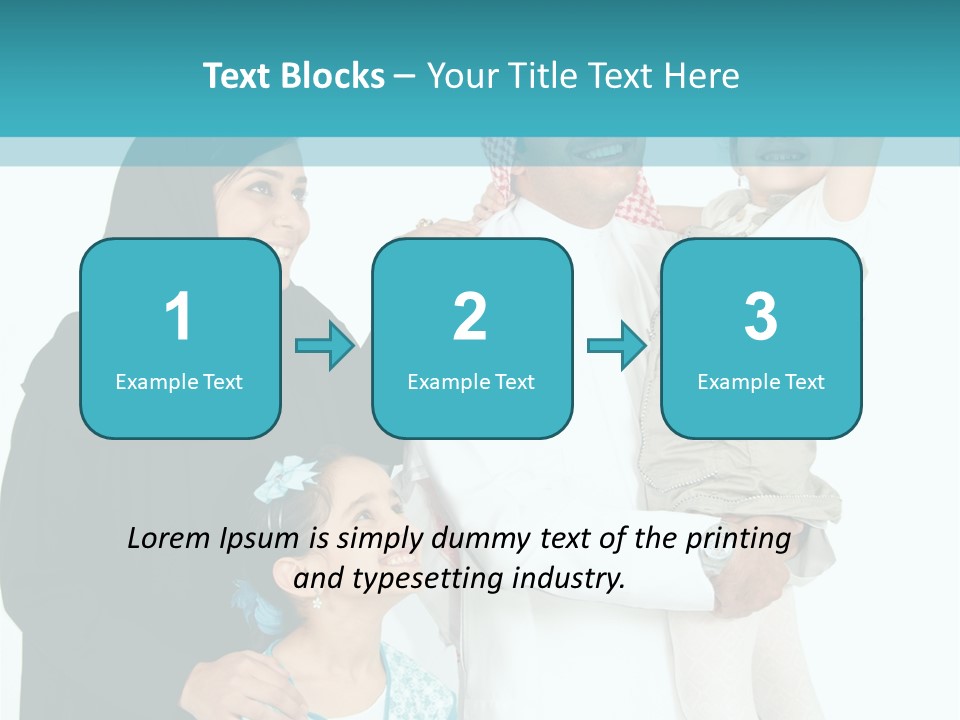 Emirati Female Muslim PowerPoint Template
