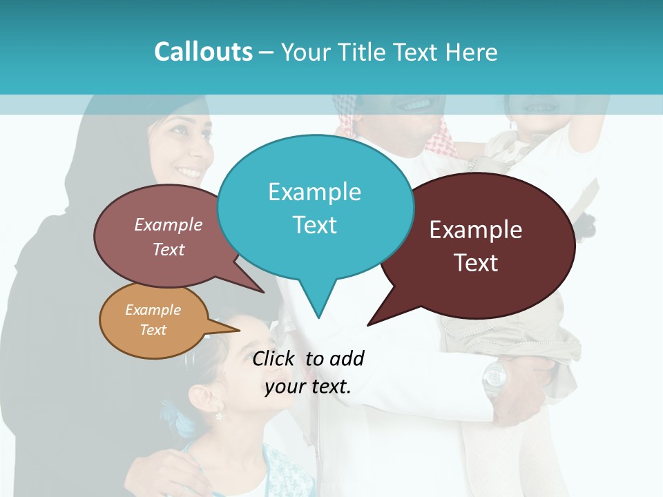 Emirati Female Muslim PowerPoint Template