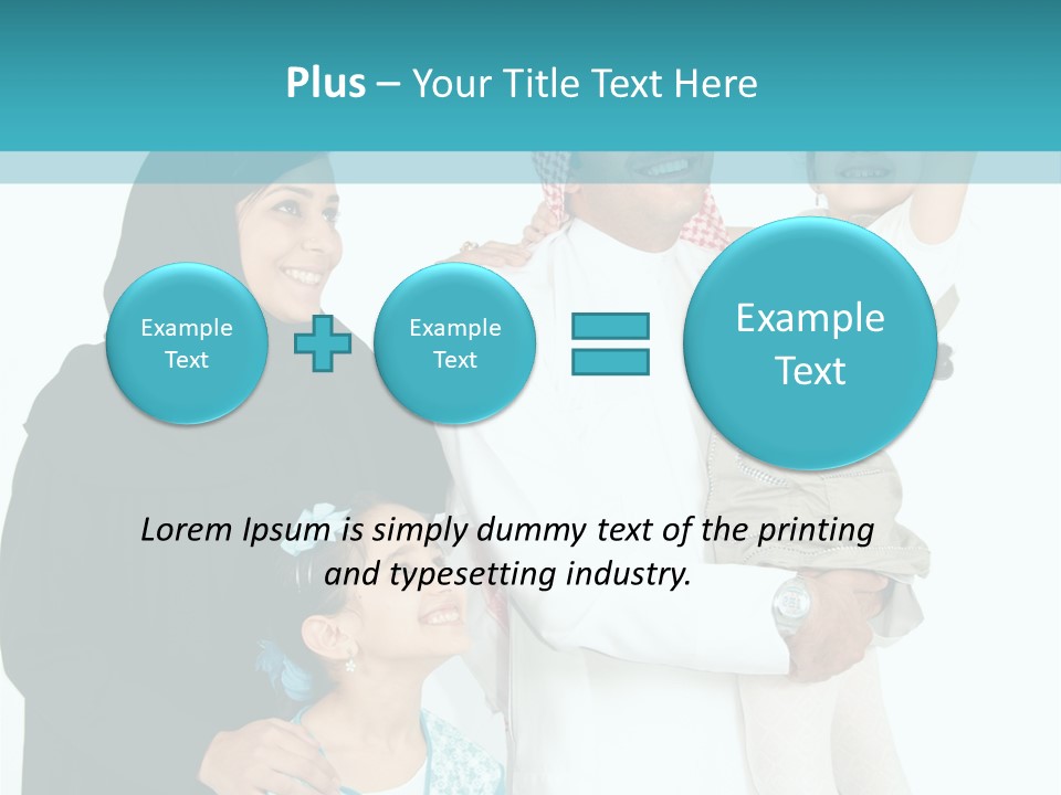 Emirati Female Muslim PowerPoint Template